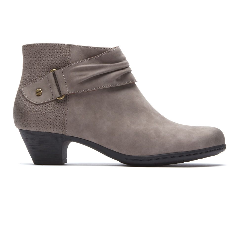 Botas Rockport Mulher Cinzentas - Brynn Rouched - 68405DGEM